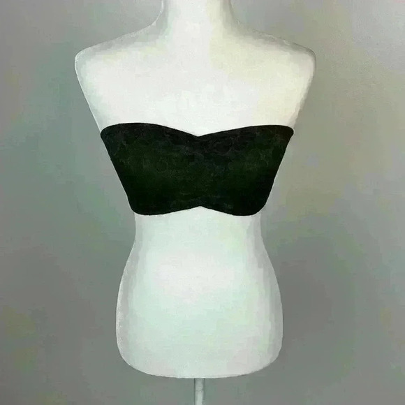 Victoria’s Secret PINK Green Strapless Bandeau Size M - Picture 2 of 8